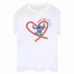 Disney - T-shirt LOVE YOU MUM - Femme (Blanc)