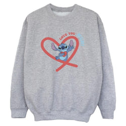 Disney - Sweat LOVE YOU MUM - Garçon (Gris chiné)