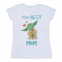 Star Wars - T-shirt BEST MUM - Femme (Blanc)