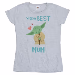 Star Wars - T-shirt BEST MUM - Femme (Gris chiné)