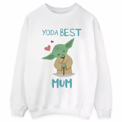 Star Wars - Sweat BEST MUM - Femme (Blanc)