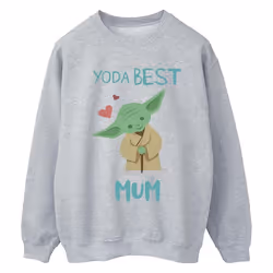 Star Wars - Sweat BEST MUM - Femme (Gris chiné)