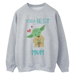 Star Wars - Sweat BEST MUM - Femme (Gris chiné)
