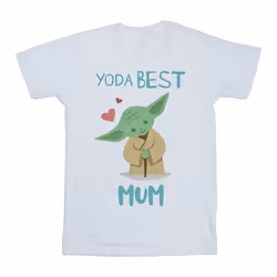 Star Wars - T-shirt BEST MUM - Fille (Blanc)
