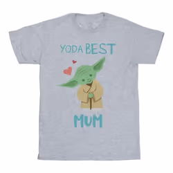 Star Wars - T-shirt BEST MUM - Fille (Gris chiné)