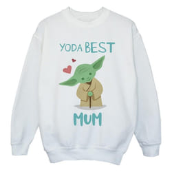 Star Wars - Sweat BEST MUM - Fille (Blanc)