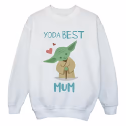 Star Wars - Sweat BEST MUM - Fille (Blanc)
