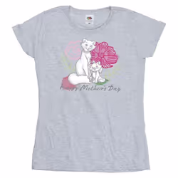 Disney - T-shirt THE ARISTOCATS - Femme (Gris chiné)