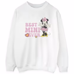 Disney - Sweat BEST MINI EVER - Homme (Blanc)