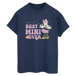 Disney - T-shirt BEST MINI EVER - Femme (Bleu marine)