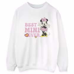 Disney - Sweat BEST MINI EVER - Femme (Blanc)