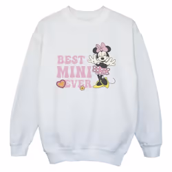 Disney - Sweat BEST MINI EVER - Garçon (Blanc)