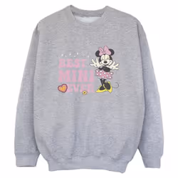 Disney - Sweat BEST MINI EVER - Garçon (Gris chiné)