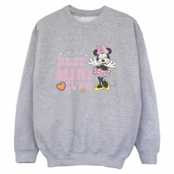 Disney - Sweat BEST MINI EVER - Garçon (Gris chiné)