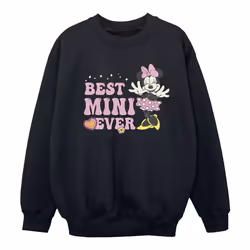 Disney - Sweat BEST MINI EVER - Fille (Noir)