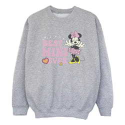 Disney - Sweat BEST MINI EVER - Fille (Gris chiné)