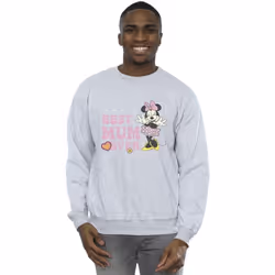 Disney - Sweat BEST MUM EVER - Homme (Gris chiné)