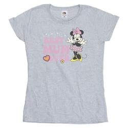 Disney - T-shirt BEST MUM EVER - Femme (Gris chiné)