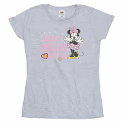 Disney - T-shirt BEST MUM EVER - Femme (Gris chiné)