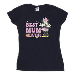Disney - T-shirt BEST MUM EVER - Femme (Bleu marine)