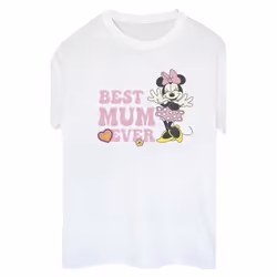 Disney - T-shirt BEST MUM EVER - Femme (Blanc)