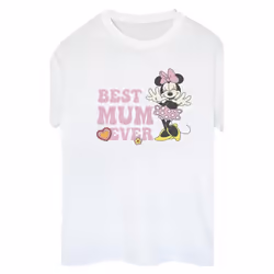 Disney - T-shirt BEST MUM EVER - Femme (Blanc)