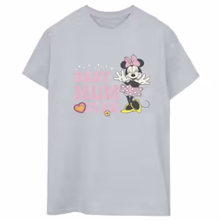 Disney - T-shirt BEST MUM EVER - Femme (Gris chiné)