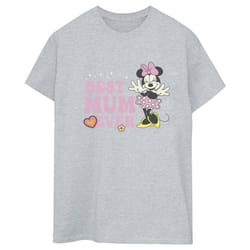 Disney - T-shirt BEST MUM EVER - Femme (Gris chiné)