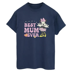 Disney - T-shirt BEST MUM EVER - Femme (Bleu marine)