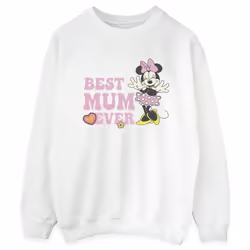 Disney - Sweat BEST MUM EVER - Femme (Blanc)