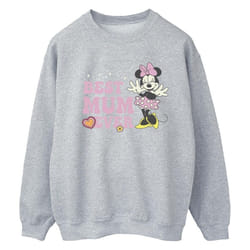 Disney - Sweat BEST MUM EVER - Femme (Gris chiné)