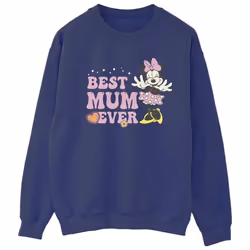 Disney - Sweat BEST MUM EVER - Femme (Bleu marine)