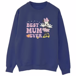 Disney - Sweat BEST MUM EVER - Femme (Bleu marine)