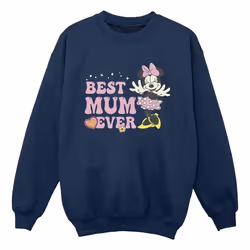 Disney - Sweat BEST MUM EVER - Garçon (Bleu marine)