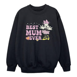 Disney - Sweat BEST MUM EVER - Fille (Noir)