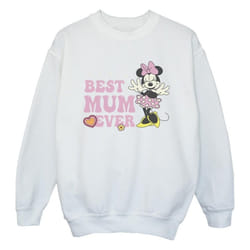 Disney - Sweat BEST MUM EVER - Fille (Blanc)