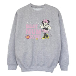 Disney - Sweat BEST MUM EVER - Fille (Gris chiné)