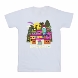Disney - T-shirt ENCANTO MANY HOUSES - Homme (Blanc)