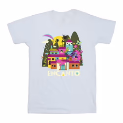 Disney - T-shirt ENCANTO MANY HOUSES - Homme (Blanc)