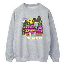 Disney - Sweat ENCANTO MANY HOUSES - Homme (Gris chiné)
