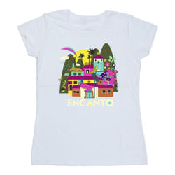 Disney - T-shirt ENCANTO MANY HOUSES - Femme (Blanc)