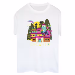 Disney - T-shirt ENCANTO MANY HOUSES - Femme (Blanc)