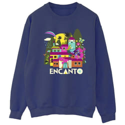 Disney - Sweat ENCANTO MANY HOUSES - Femme (Bleu marine)