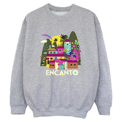 Disney - Sweat ENCANTO MANY HOUSES - Garçon (Gris chiné)