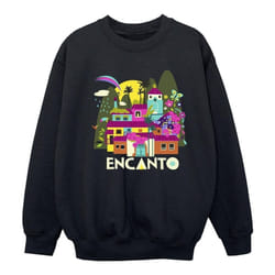Disney - Sweat ENCANTO MANY HOUSES - Fille (Noir)