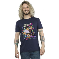 Disney - T-shirt ENCANTO SISTER GOALS - Homme (Bleu marine)