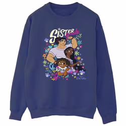 Disney - Sweat ENCANTO SISTER GOALS - Homme (Bleu marine)