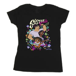 Disney - T-shirt ENCANTO SISTER GOALS - Femme (Noir)