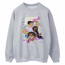 Disney - Sweat ENCANTO SISTER GOALS - Femme (Gris chiné)