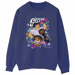 Disney - Sweat ENCANTO SISTER GOALS - Femme (Bleu marine)